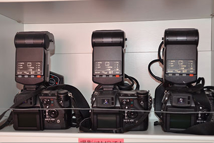 口腔内撮影用のカメラ